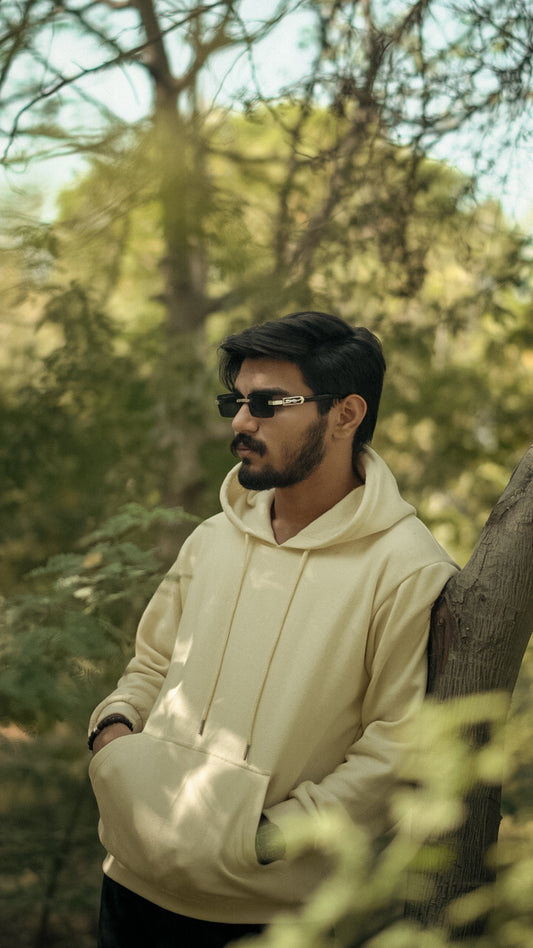 Beige Hoodie - Vibrant