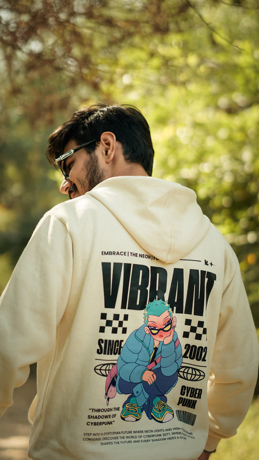 Beige Hoodie - Vibrant