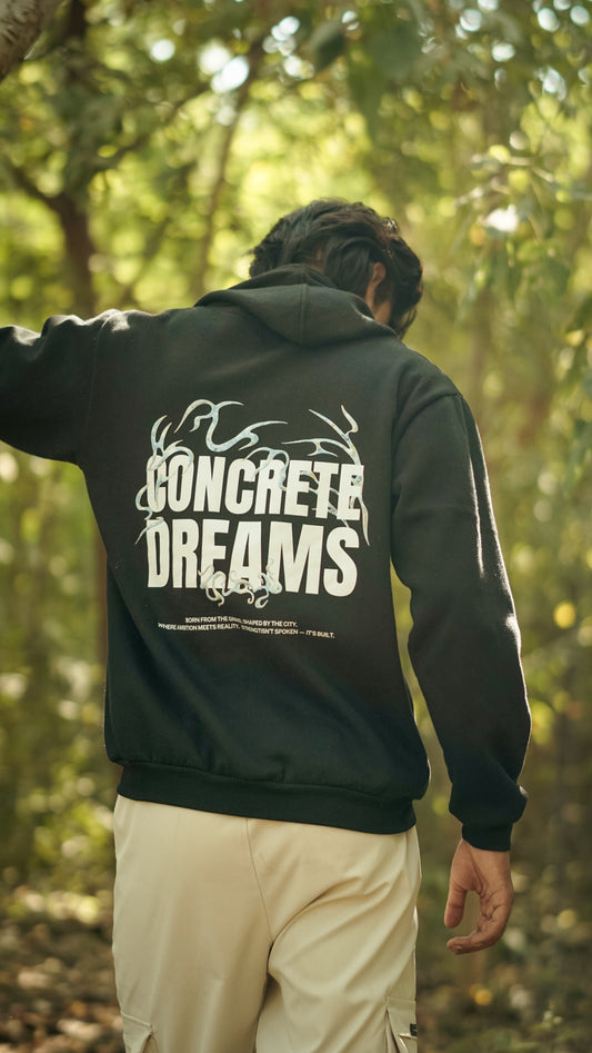 Black Hoodie – Concrete Dreams