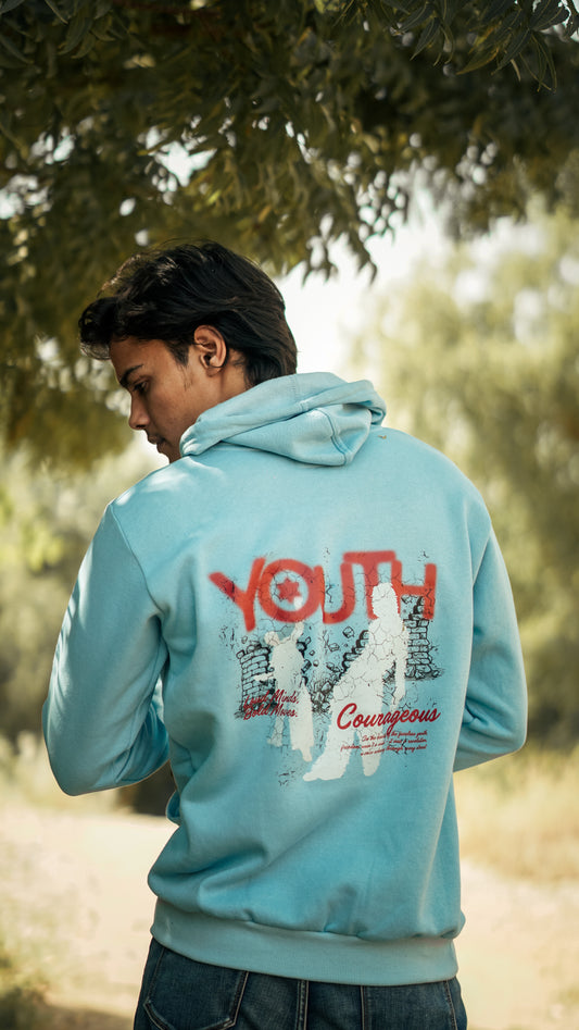 Sky Blue Hoodie - Youth